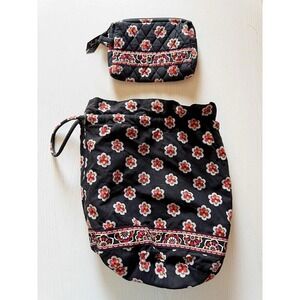 Vera Bradley Pirouette Retired Drawstring Bag And Wallet In Great Condition